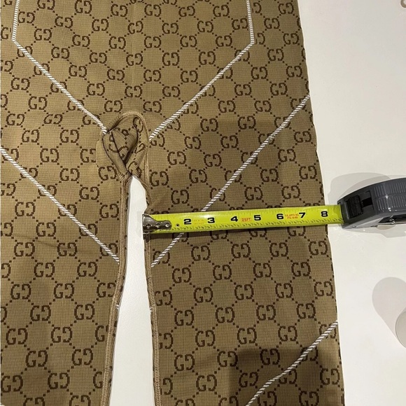 Authentic Gucci Leggings Monogram GG Print Stretch Women’s  Pants Size L $920 - Picture 11 of 14
